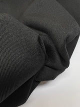 Wool Twill Suit Fabric Black
