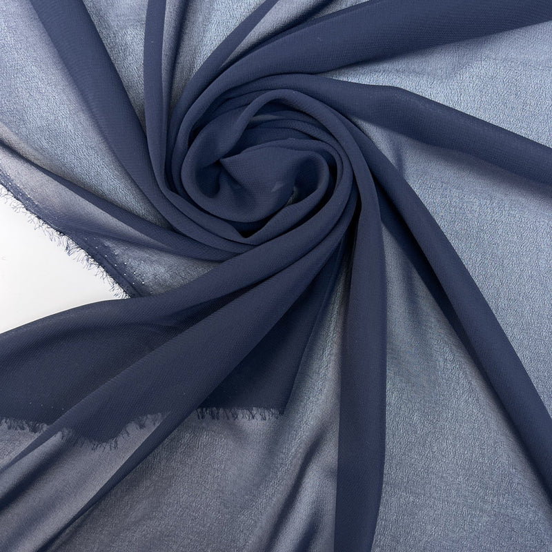 Polyamide Crepe Fabric Blue