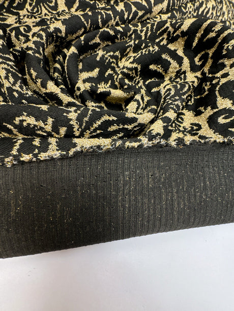 Jacquard Knitted Floral Fabric