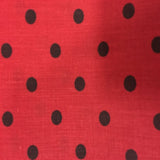 Poly Cotton Small Polka Dot Print Fabric