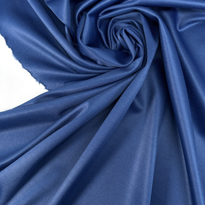 Polyamide Elastane Knitted Fabric Blue