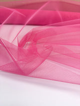 Pink Polyamide Mesh Fabric