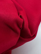 Polyester Acrylic Twill Red