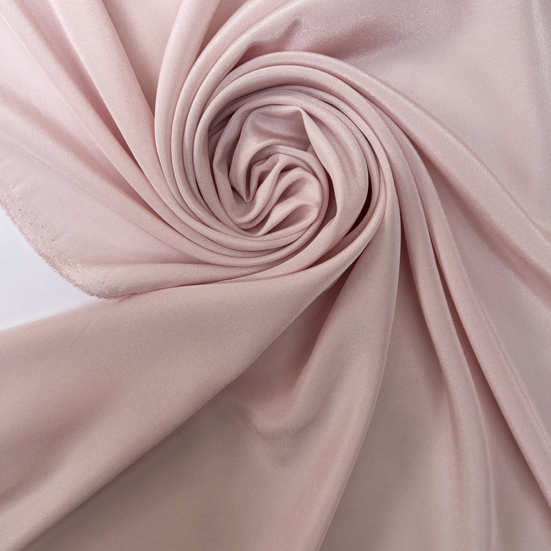 Pink Polyamide Crepe Fabric