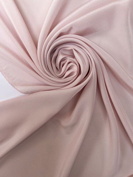 Pink Polyamide Crepe Fabric