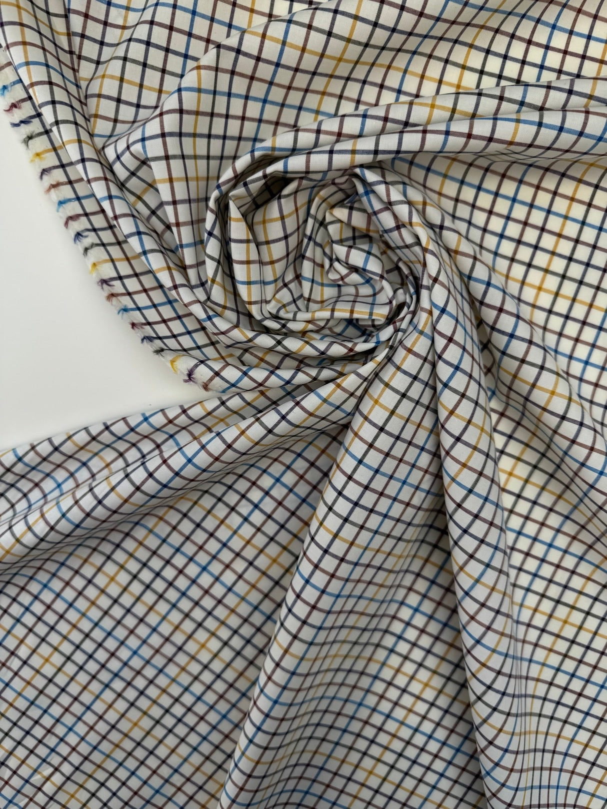 Cotton Checked Fabric