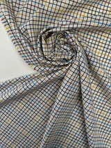 Cotton Checked Fabric
