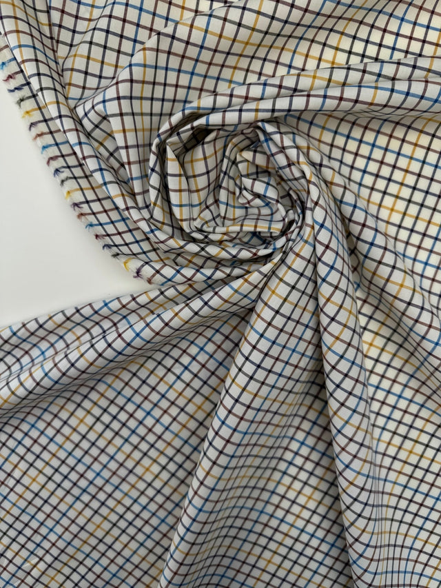 Cotton Checked Fabric