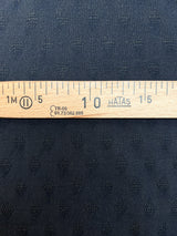Wool Cotton Woven Fabric Gray Blue