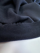 Wool Pile Fabric Melange Blue