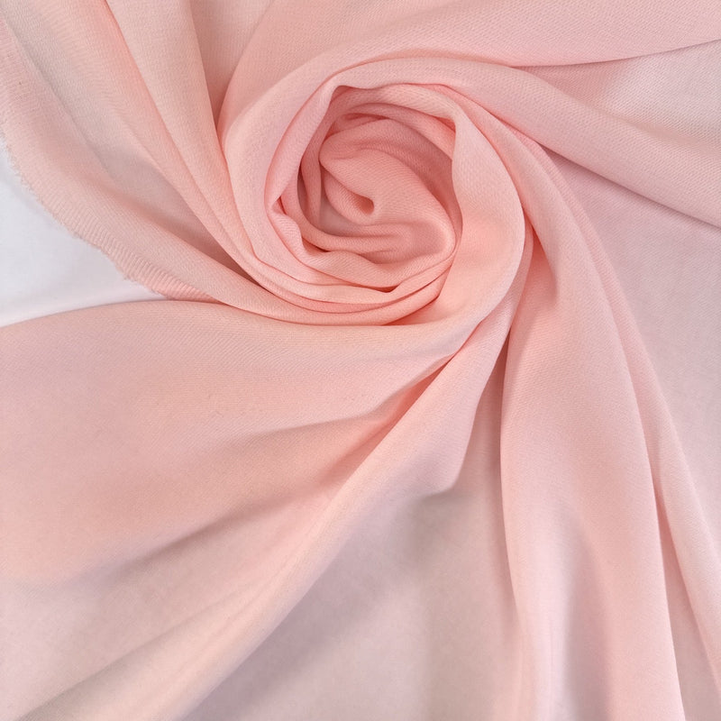 Pink Polyester Crepe
