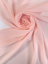 Pink Polyester Crepe