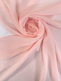 Pink Polyester Crepe