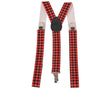 Wide Diamond Checkerboard Suspenders
