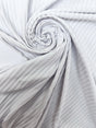 Polyamide Elastane Ribbed Knit White