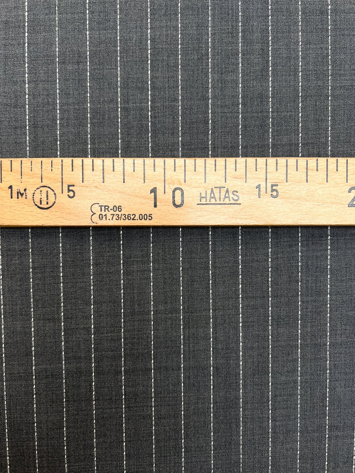 Virgin Wool Striped Suit Fabric