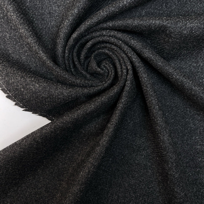 Wool Tweed Melange Gray