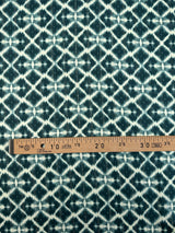 Viscose Lurex Printed Staple Fabric
