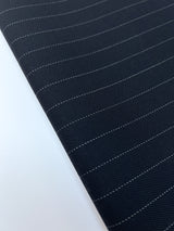 Wool Crepe Blue Black Italian
