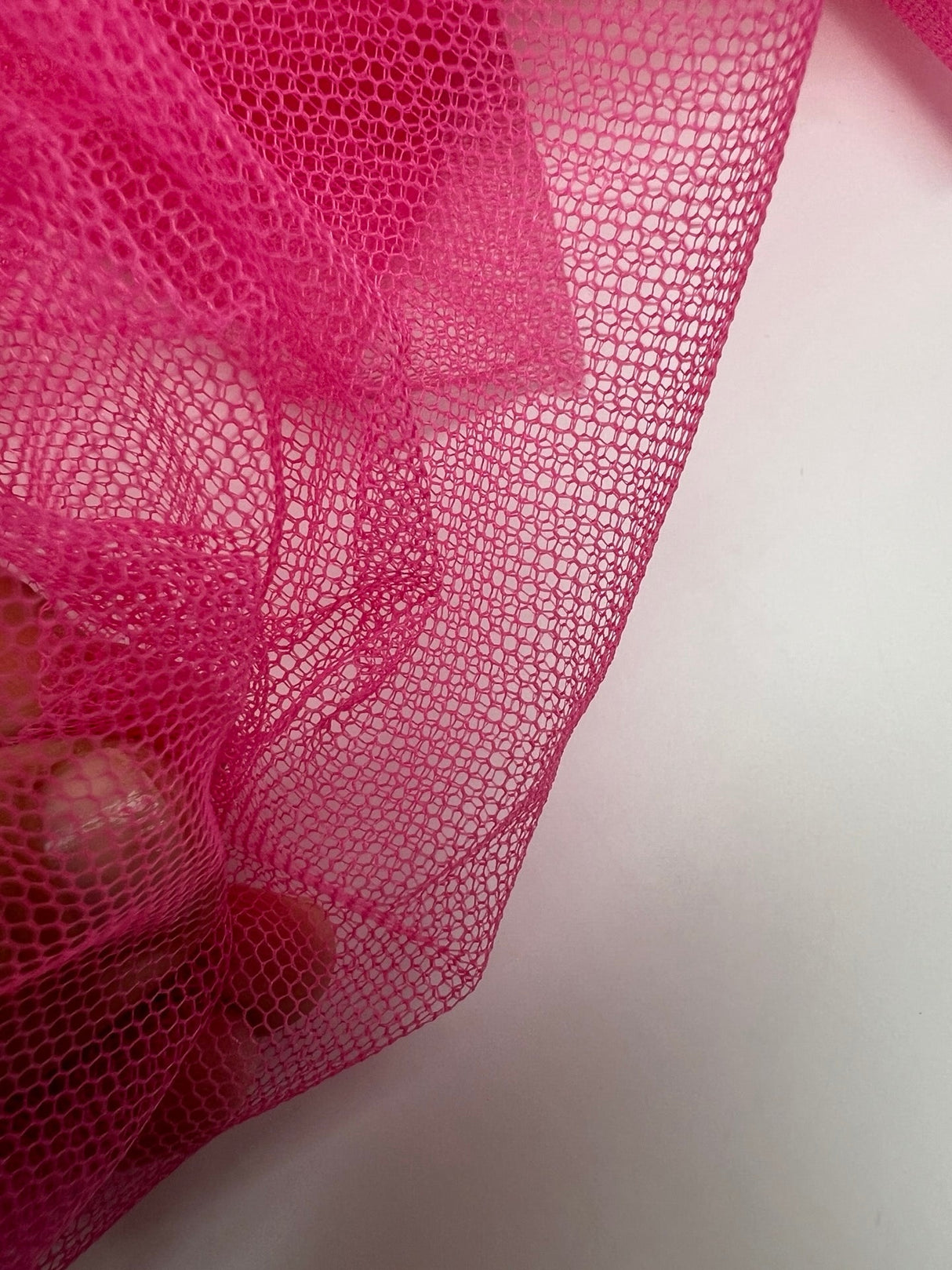 Pink Polyamide Mesh Woven
