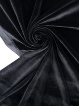 Cotton Viscose Velvet Black