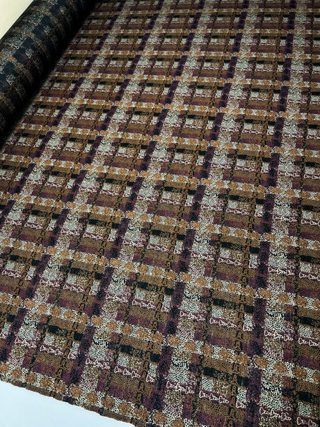 Acrylic Stretch Knitted Fabric Multicolour