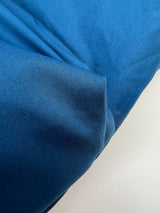 Cotton Poplin Blue Stretch