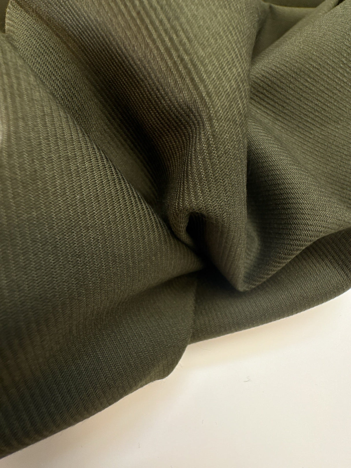 Cotton Twill With Elastane Green