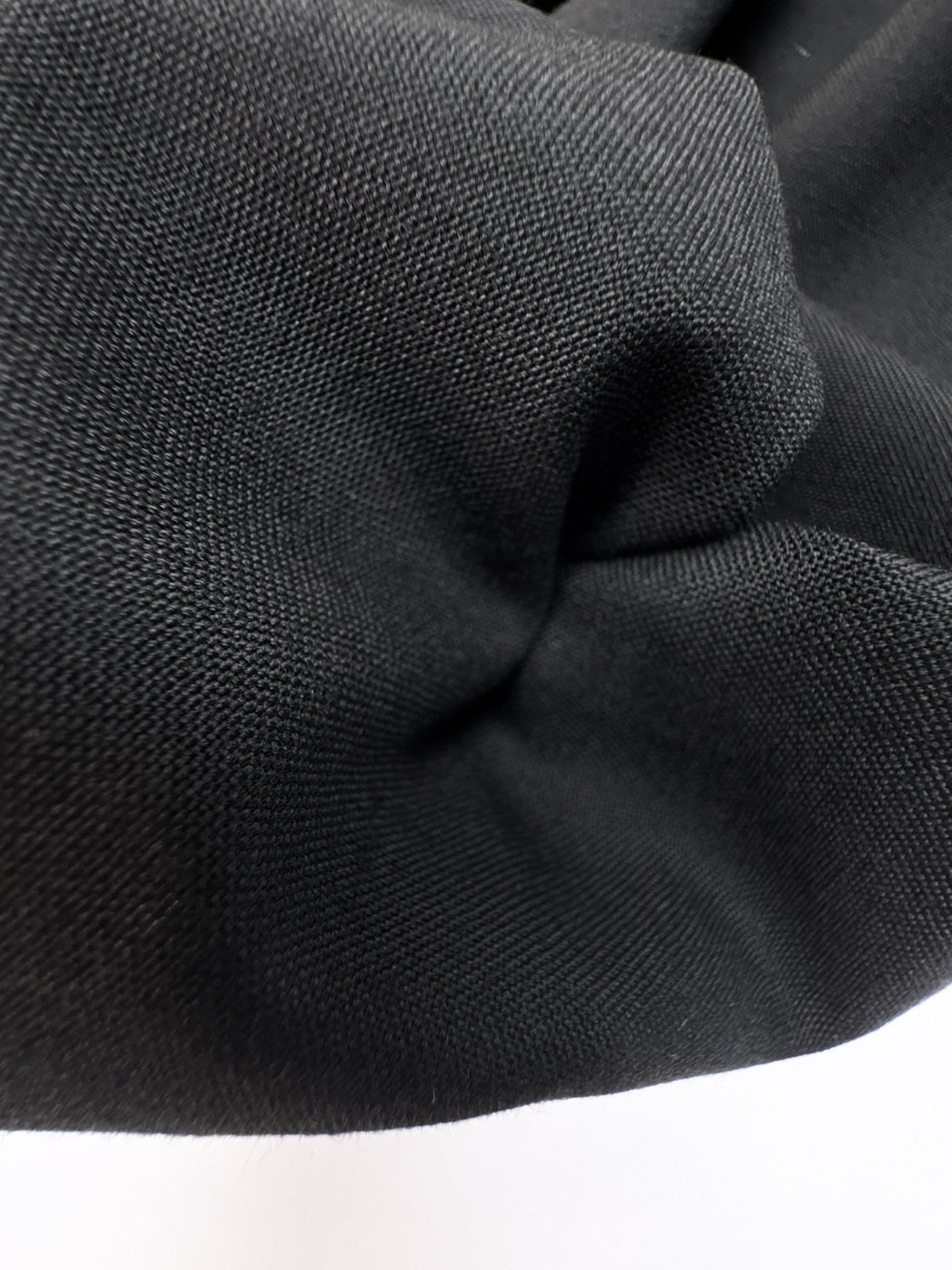 Wool Polyamide Suiting Black