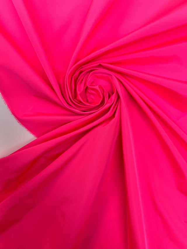 Pink Polyamide Rep Weave Fabric