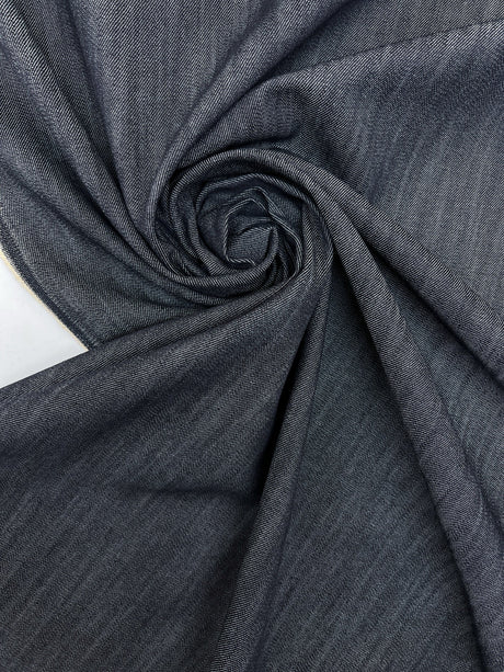 Cotton Elastane Denim Blue