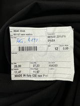 Viscose Blend Knitted Fabric Black