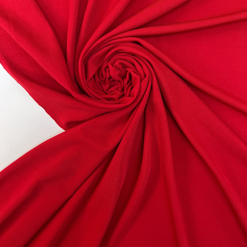 Viscose Stretch Knitted Fabric Red Shade
