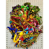 Fine Scraps African Print Fabric - Assorted Patterns, 44" Length (1 Pound)