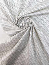 Cotton Twill Printed White