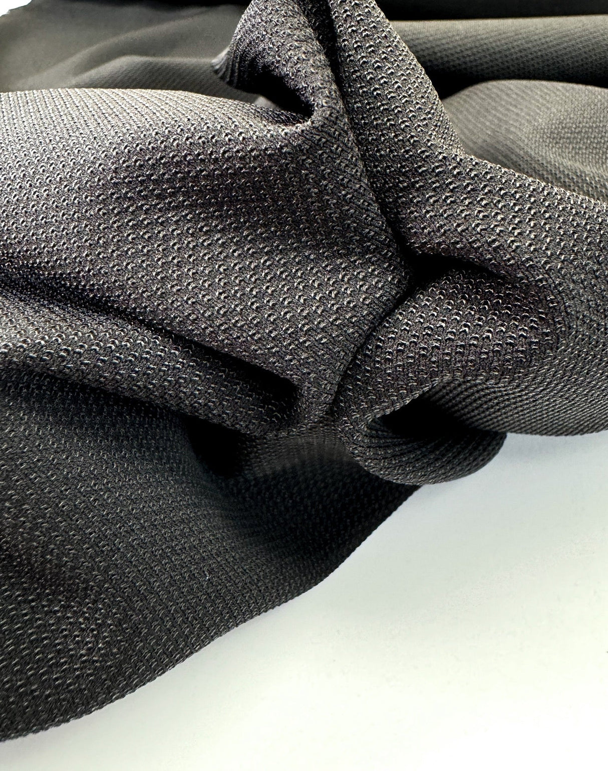 Viscose Blend Knitted Fabric Black