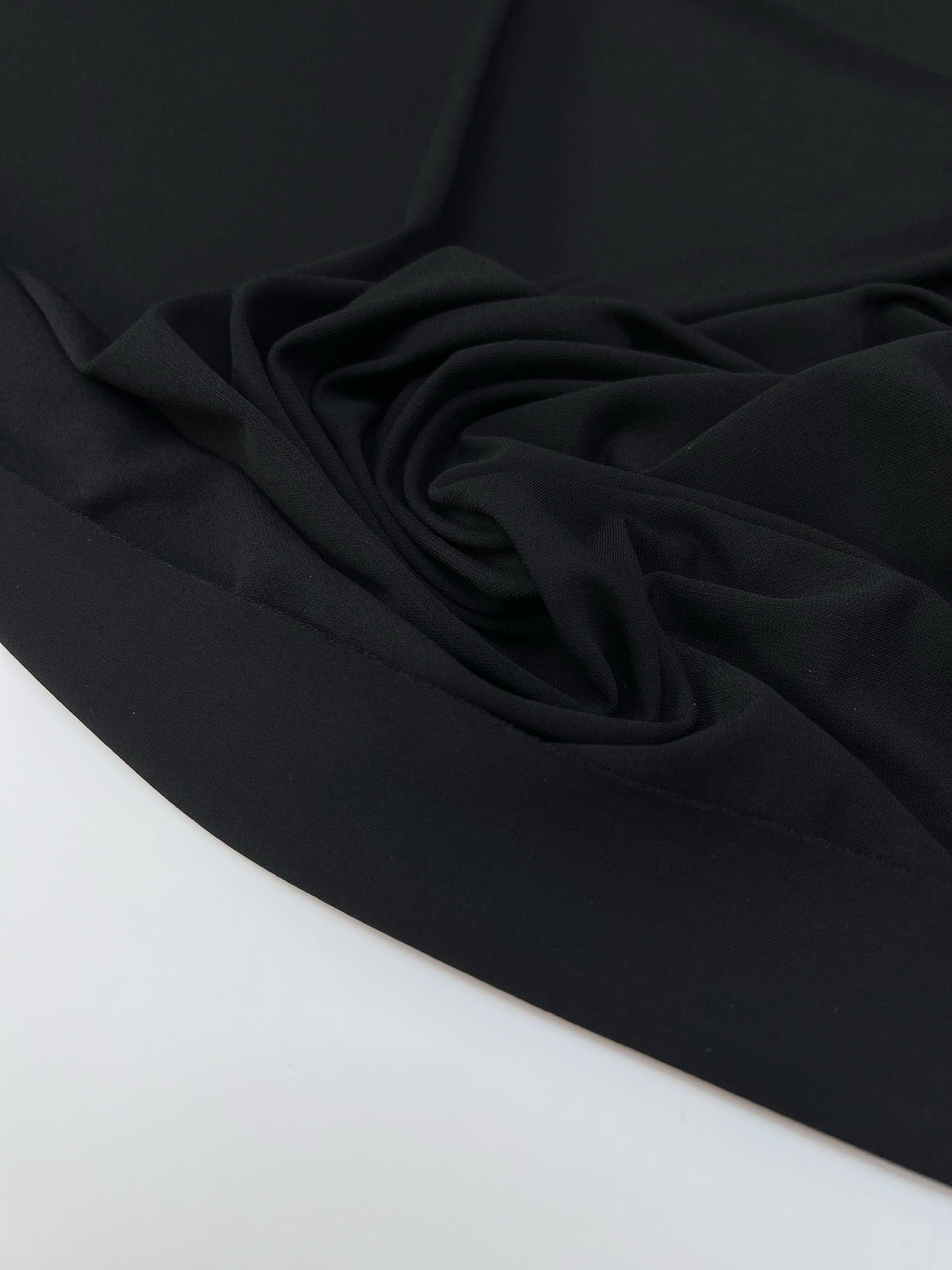 Viscose Knit Fabric Black Stretch