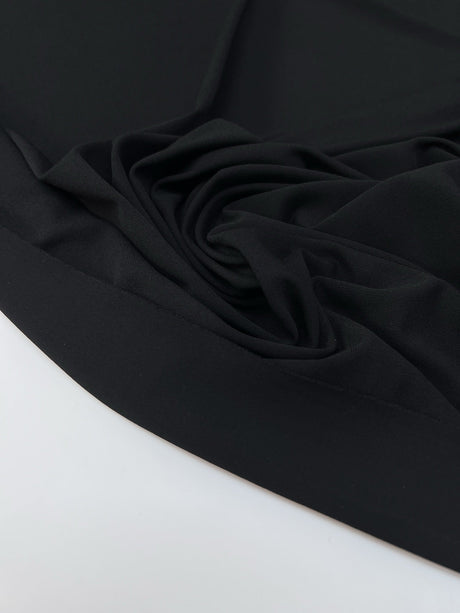 Viscose Knit Fabric Black Stretch