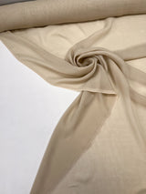 Beige Viscose Crepe