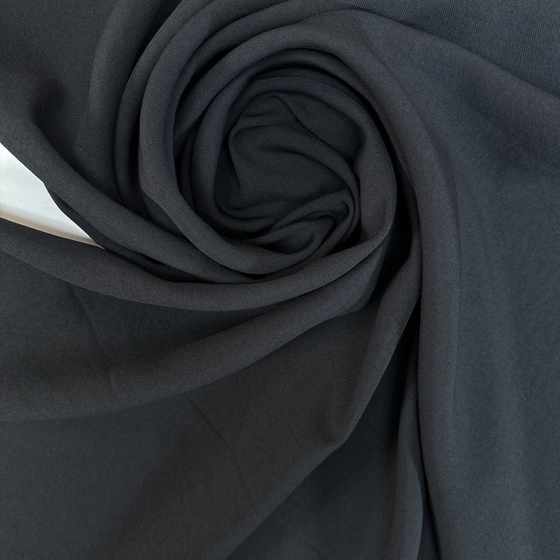 Polyester Plain Woven Black Fabric