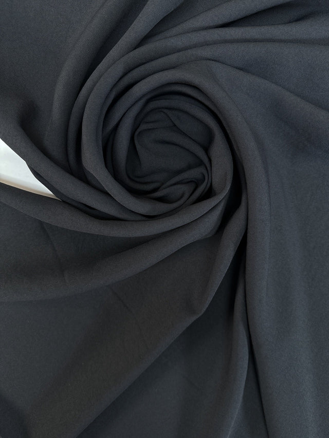 Polyester Plain Woven Black Fabric