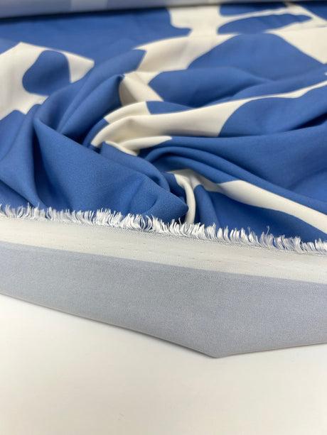 Printed Polyester Elastane Twill