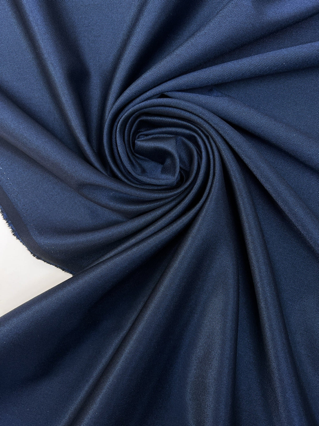 Italian Changeant Jacquard Suiting Fabric Blue Black