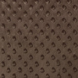 Minky Dimple Dot Faux Fur Fabric - 100 Percent Polyester, Embossed Dimple Dot, 60" Width (1 Yard)
