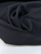 Black Polyamide Twill Suit Fabric