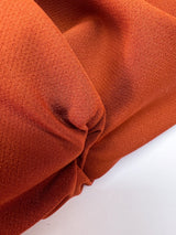 Brown Polyester Elastane Piqué