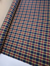 Cotton Tweed Multicolor Checked