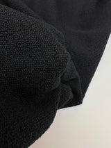 Viscose Knit Fabric Black Stretch