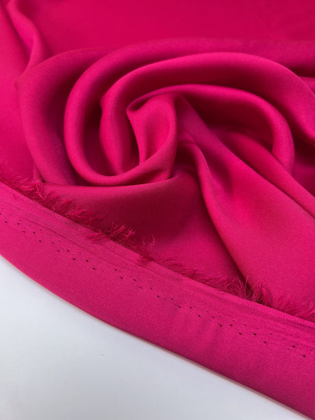 Pink Polyester Sateen