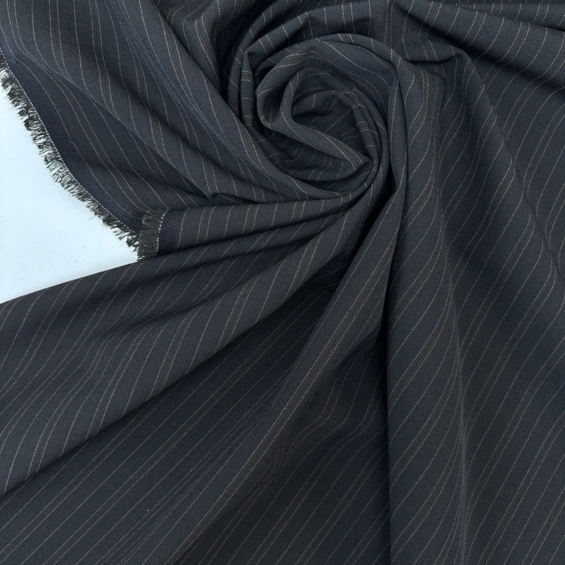 Polyester Viscose Elastane Striped Knit